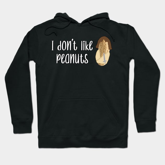 I Don't Like Peanuts Hoodie by CharXena